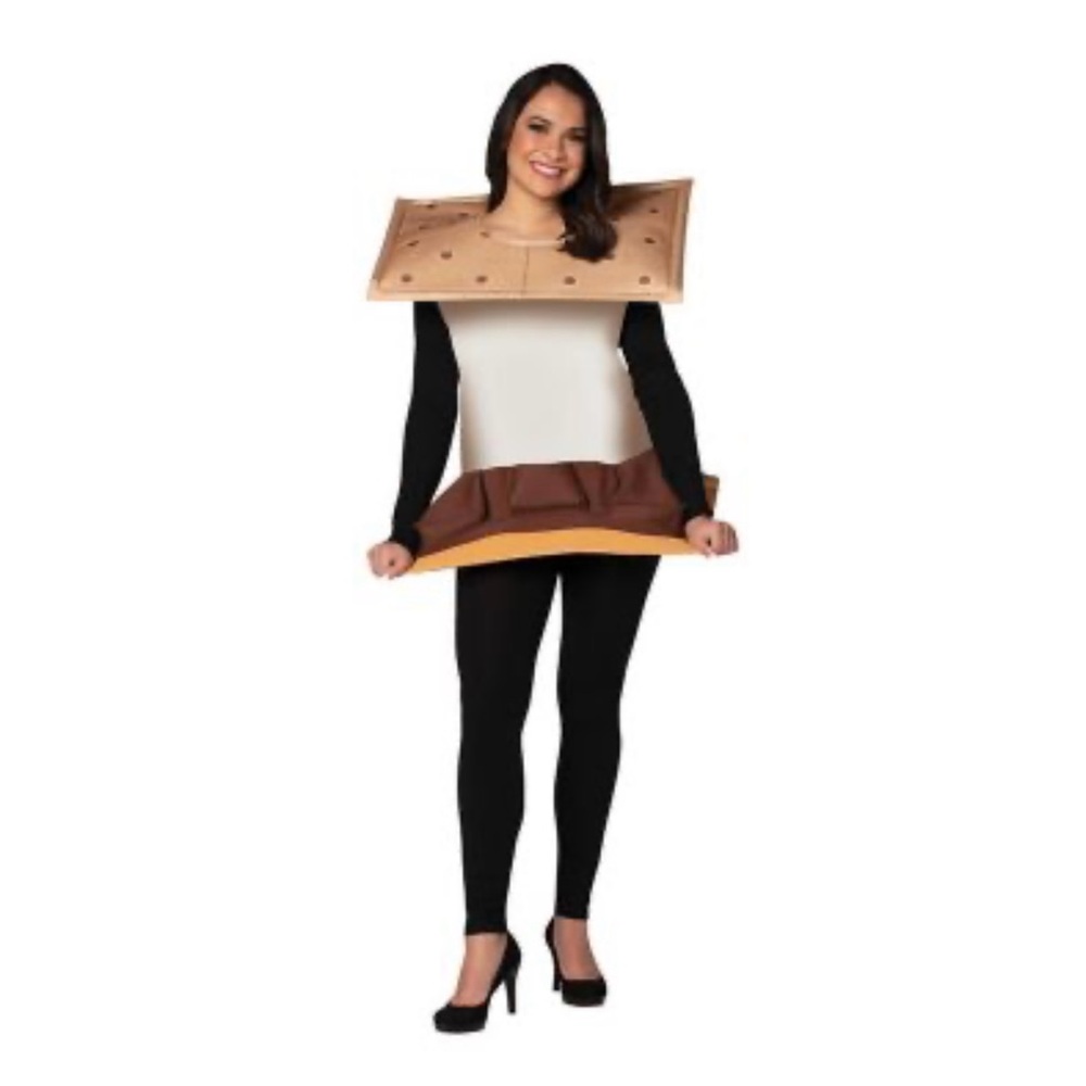 Adults S'mores Costume Preowned